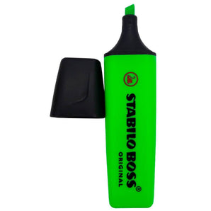 Destacador Stabilo Boss Verde Fluor 1 unidad