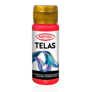 Pintura Tela Rojo Carmín Nº87 60ml Artel