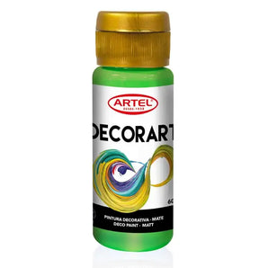 Pintura Decorativa Verde Limón Nº54 60ml Artel