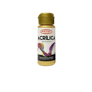 Pintura Acrílica Deco Metálica Oro Nº990 60ml Arte
