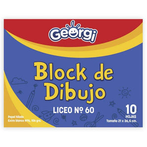 Block Liceo 60 10 Hojas Georgi