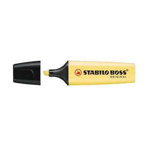 Destacador Stabilo Boss Amarillo Pastel 1 unidad