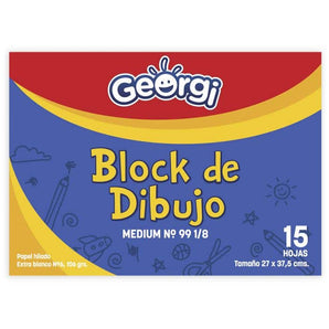 Block Medium 99 1/8 15 Hojas Georgi