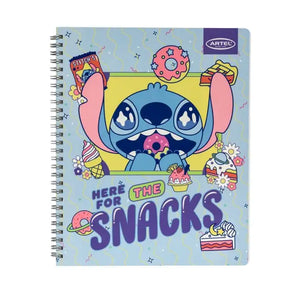 Cuaderno Universitario Stitch Foodie
