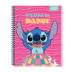 Cuaderno Universitario Stitch Disco