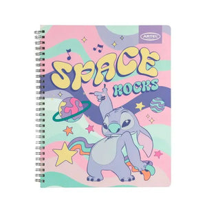 Cuaderno Universitario Stitch Pastel