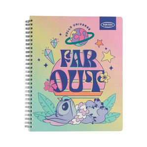 Cuaderno Universitario Stitch Pastel