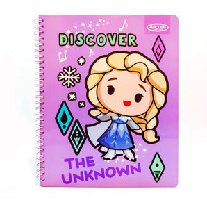 Cuaderno Universitario Artel Frozen Kawai 7Mm 100 Hojas