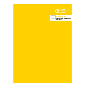 Cuaderno College Caligrafía Horizontal 100 Hojas Artel