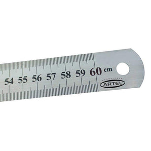Regla Acero 60 cm Artel