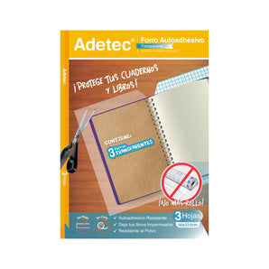 Forro Autoadhesivo  Transparentes Para Cuadernos