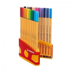 Set 20 Lápices Tiralíneas Stabilo Point 88