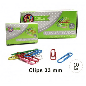 Clip Colores Redondos 33Mm X100 Vi Arte Top