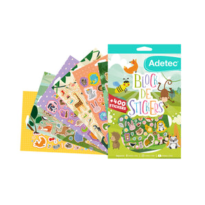 Block de Stickers Animales x400 Adetec
