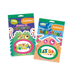 Block Stickers Monstruos x250 Adetec