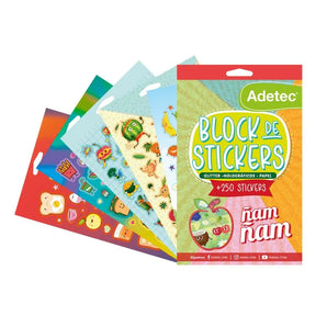 Block Stickers Ñam Ñam x250 Adetec