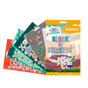 Block Sticker Dinosaurios x300 Adetec