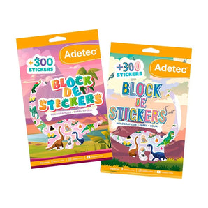 Block Sticker Dinosaurios x300 Adetec