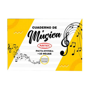 Cuaderno Música Pauta Completa