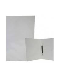Carpeta Plástica con Accoclip Blanca Cory