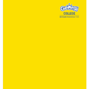 Cuaderno College Cuadriculado 7mm 80 Hojas Georgi