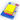 Taco Post it Neon 75x75 mm 4 colores