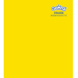 Cuaderno College Ciencias 80 Hojas Georgi