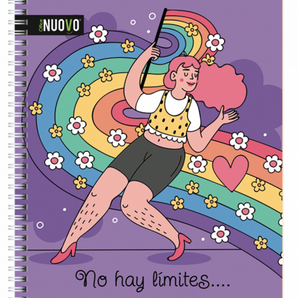 CUADERNO UNIVERSITARIO TAPA DURA RAINBOWS x100hjs 7mm /48