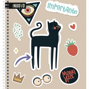 CUADERNO UNIVERSITARIO TAPA DURA TEEN x100hjs 7mm/48