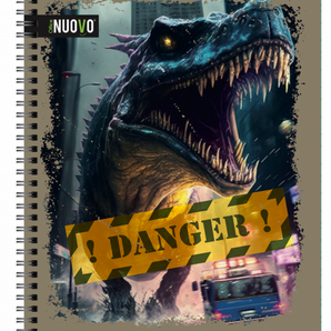 CUADERNO UNIVERSITARIO TAPA DURA DINOSAURIOS x100hjs 7mm /48