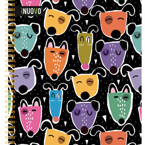 CUADERNO UNIVERSITARIO TAPA DURA FUNNY PATTERN x100hjs 7mm /4