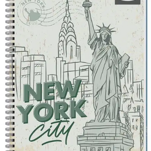 Cuaderno Universitario 100 Hojas 7mm Ciudades