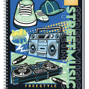 Cuaderno Universitario 100 Hojas 7mm Freestyle