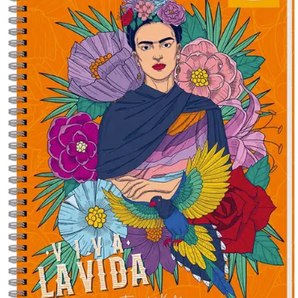 Cuaderno Universitario 100 Hojas 7mm Frida Kahlo