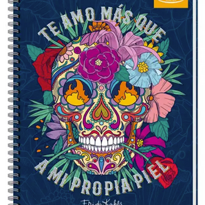 Cuaderno Universitario 100 Hojas 7mm Frida Kahlo