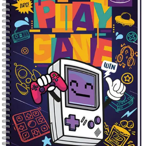Cuaderno Universitario 100 Hojas 7mm Gamers Artel