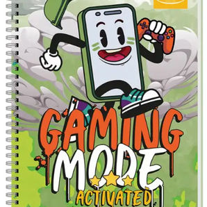 Cuaderno Universitario 100 Hojas 7mm Gamers Artel
