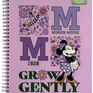 Cuaderno Universitario 100 Hojas 7mm Minnie Spring