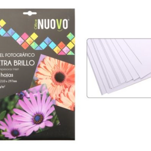 Papel Fotográfico Tamañan A4 Extra Brillo