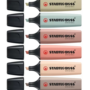 Set 6 Destacadores Stabilo Boss Nature Colors