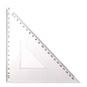 Escuadra 45° 24Cm Acrilica Trans Jm