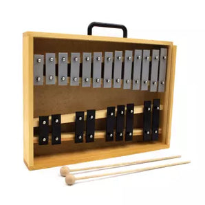 Metalofono 22 Tonos Caja Madera Jm