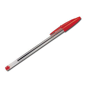 Boligrafo Cristal Bic 1u Rojo Punta Gruesa