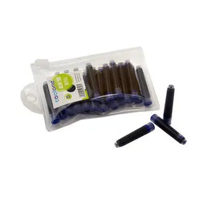 Caja Repuestos Tinta Pluma Jm 25u Azul