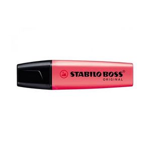 Destacador Stabilo 1u Rojo
