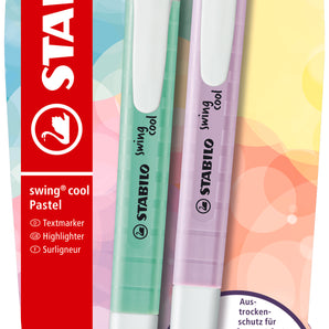 Set 2 Destacadores Stabilo Cool Blister Pastel