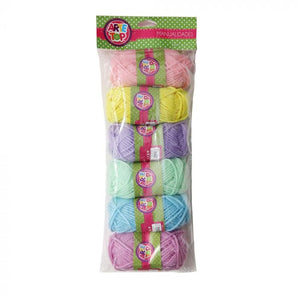 Set Lana x6 pastel