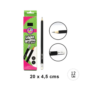Caja Lapices Grafito Arte Top HB 12u Aruba VI