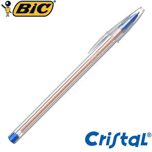 Boligrafo Cristal Bic 1u Azul Punta Fina