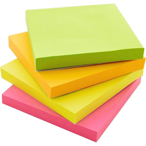Taco Post It Neon 76X76mm 400 Hojas 4 Color